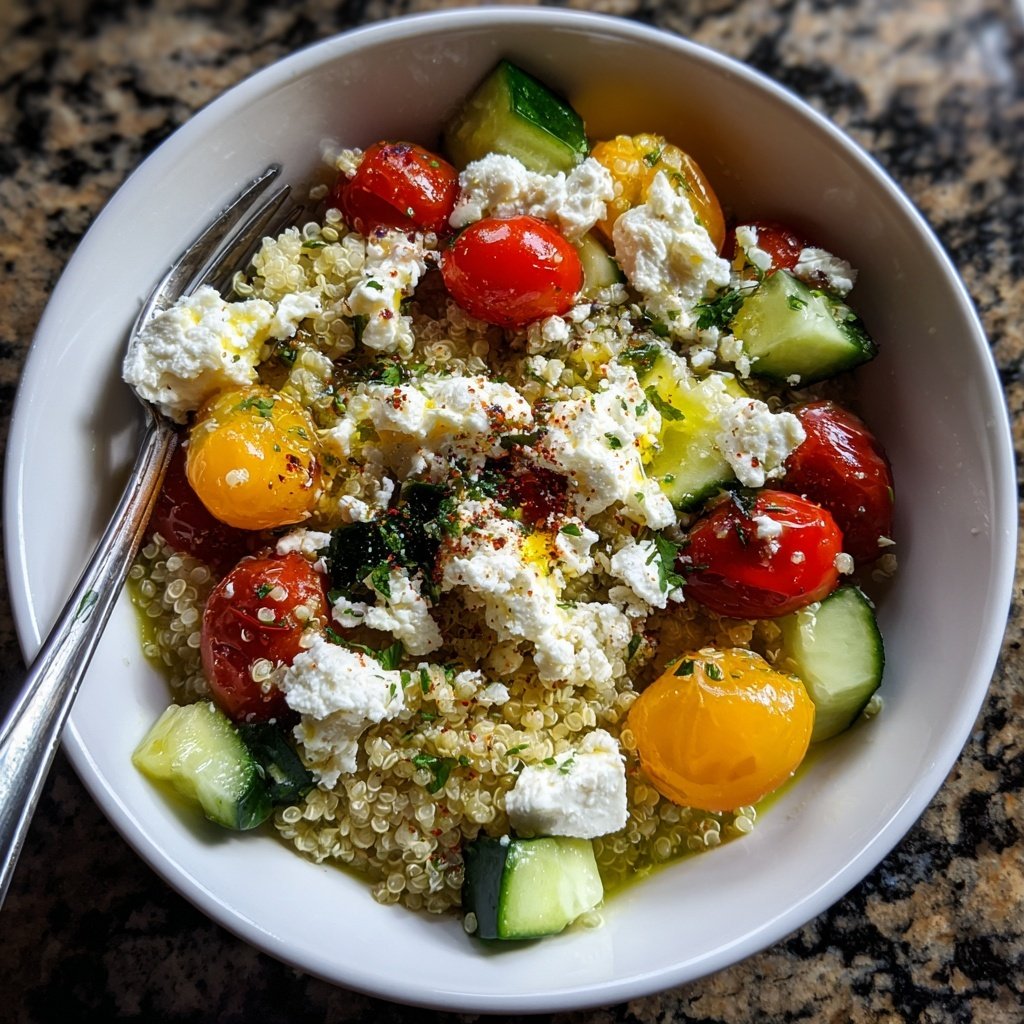 Protein-Packed Greek Quinoa Bowl