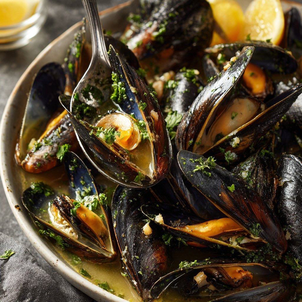Mussels in White Wine Sauce