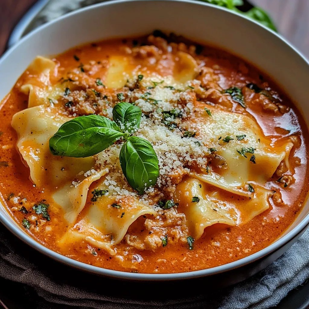 TikTok Famous Lasagna Soup