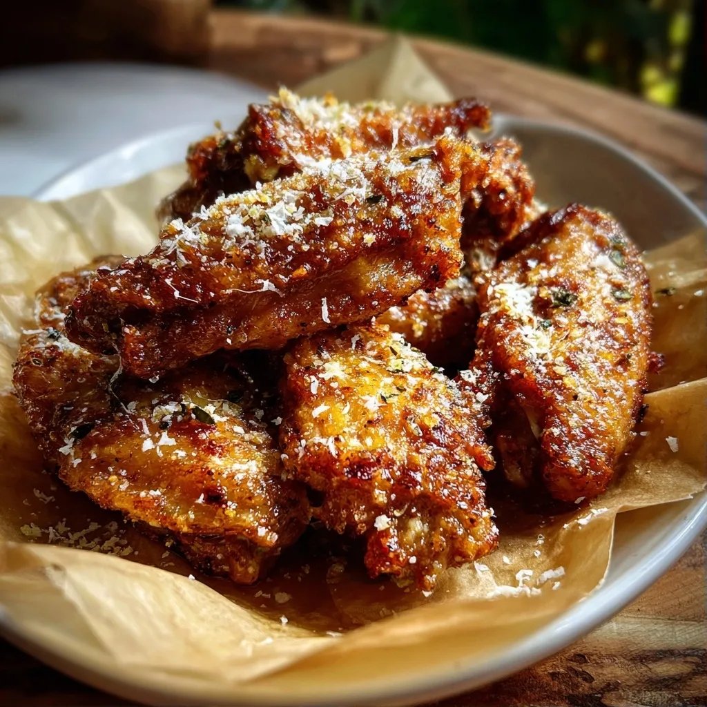 Garlic Parmesan Chicken Wings