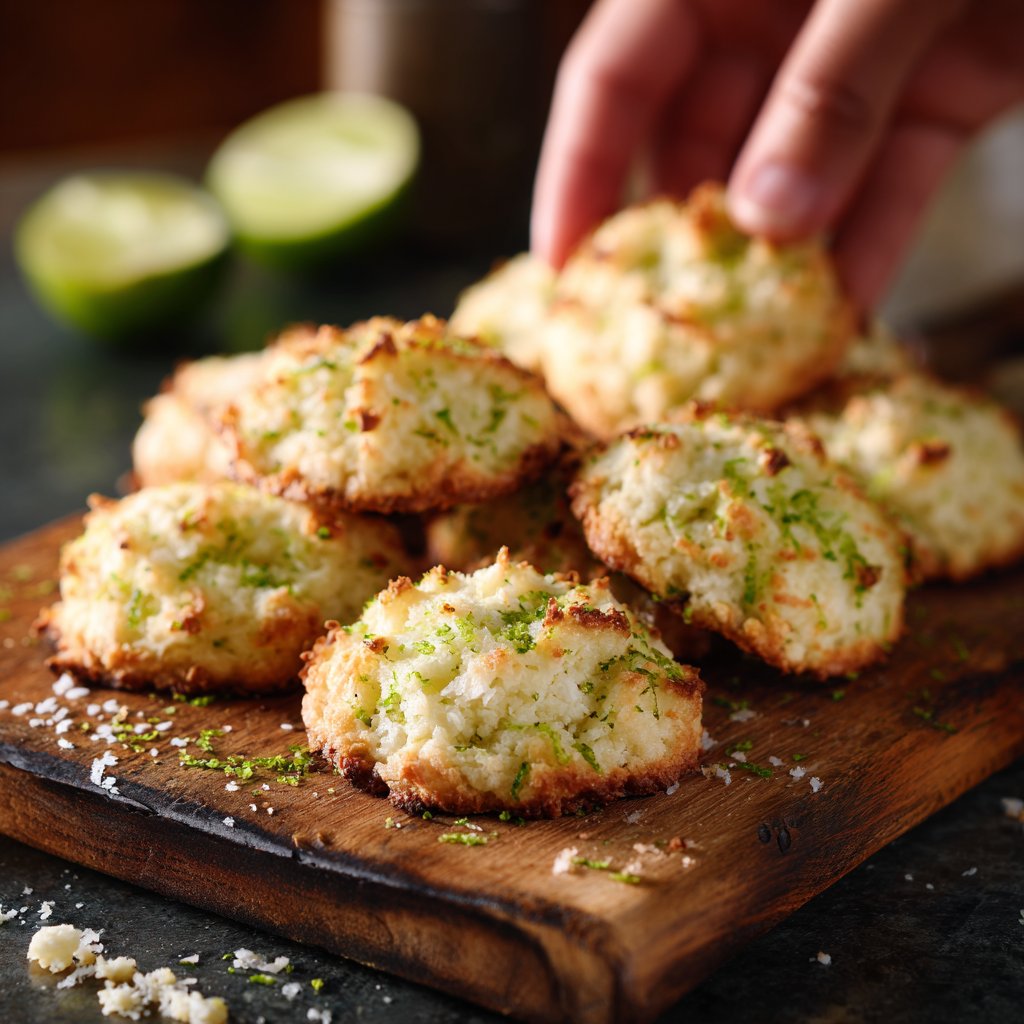 Coconut Lime Spring Cookies