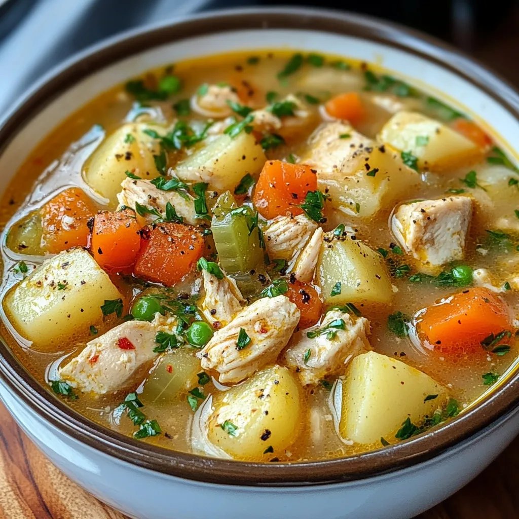 Comforting Chicken Soup with Potatoes: An Incredible 5-Star Recipe