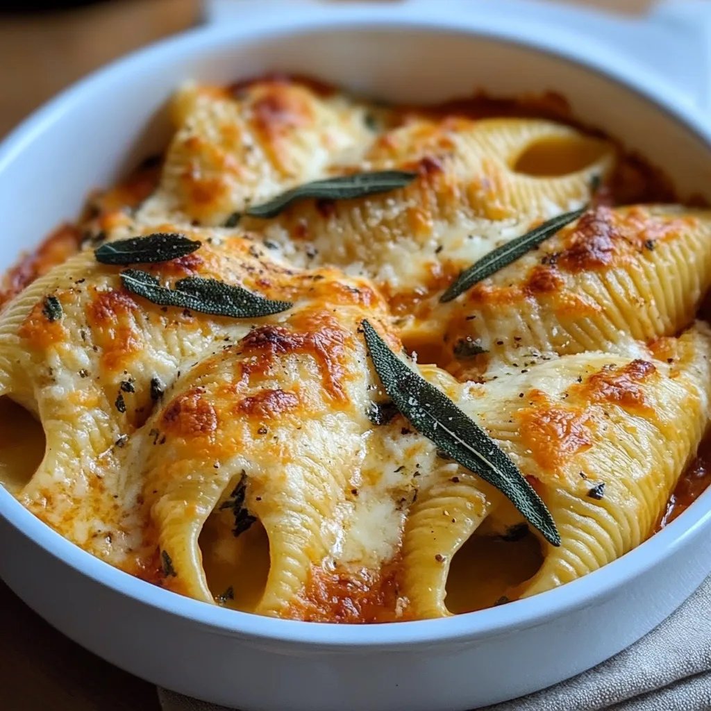 Pumpkin & Gouda Stuffed Shells