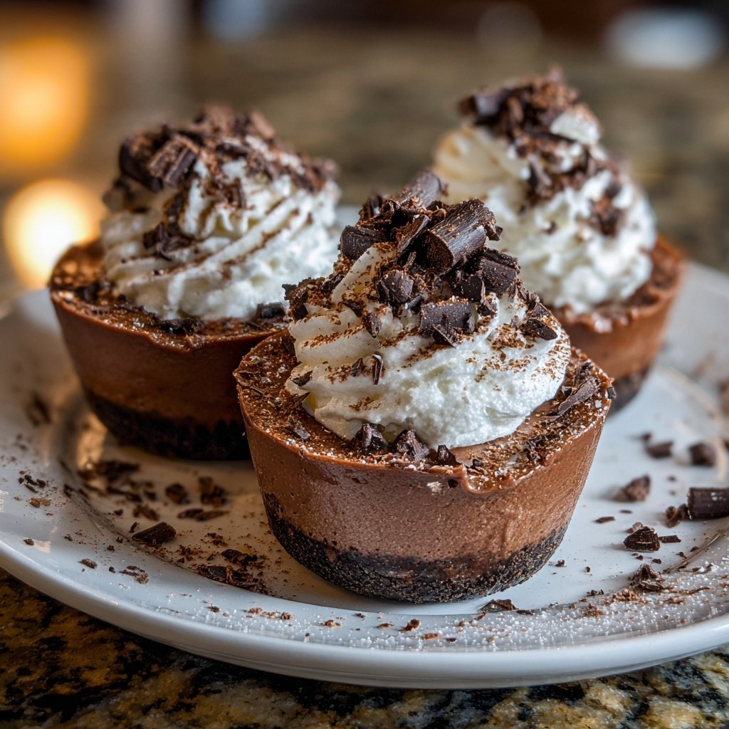 Heavenly Chocolate Mousse Cups