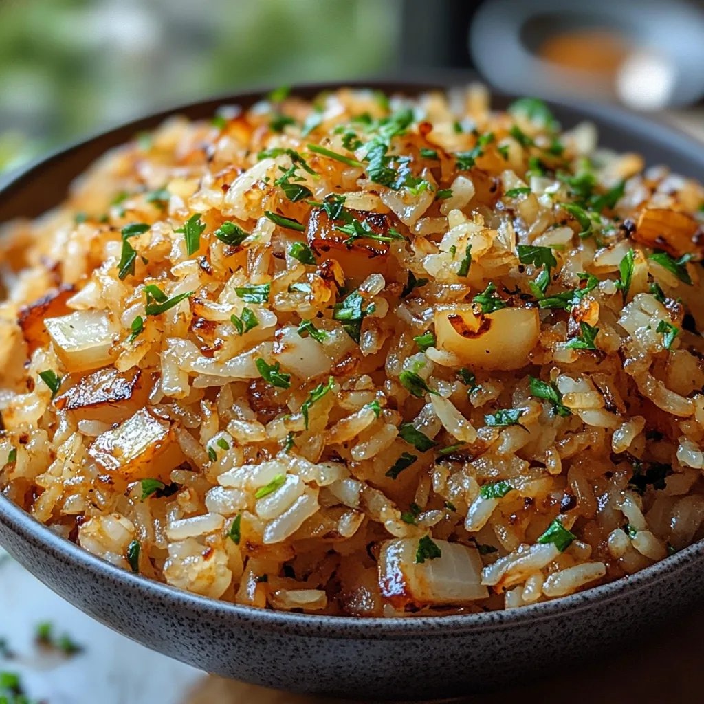 French Onion Rice: An Amazing Ultimate Recipe for 4 People