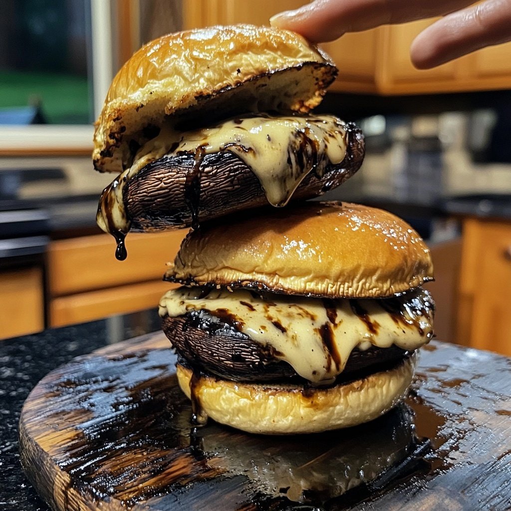 Balsamic Portobello Burgers