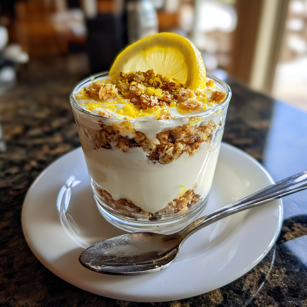 Lemon-Studded Yogurt Parfait