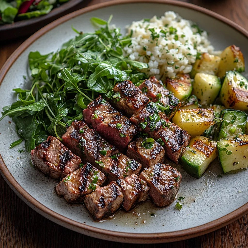 Grilled Steak w/ Lemon Herb Salad: An Incredible Ultimate Recipe