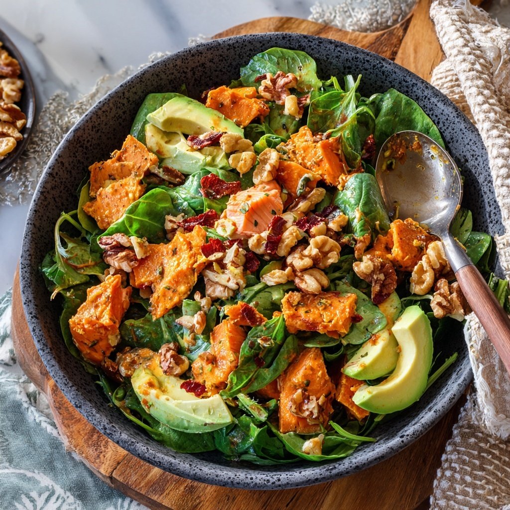 Sweet Potato and Salmon Salad