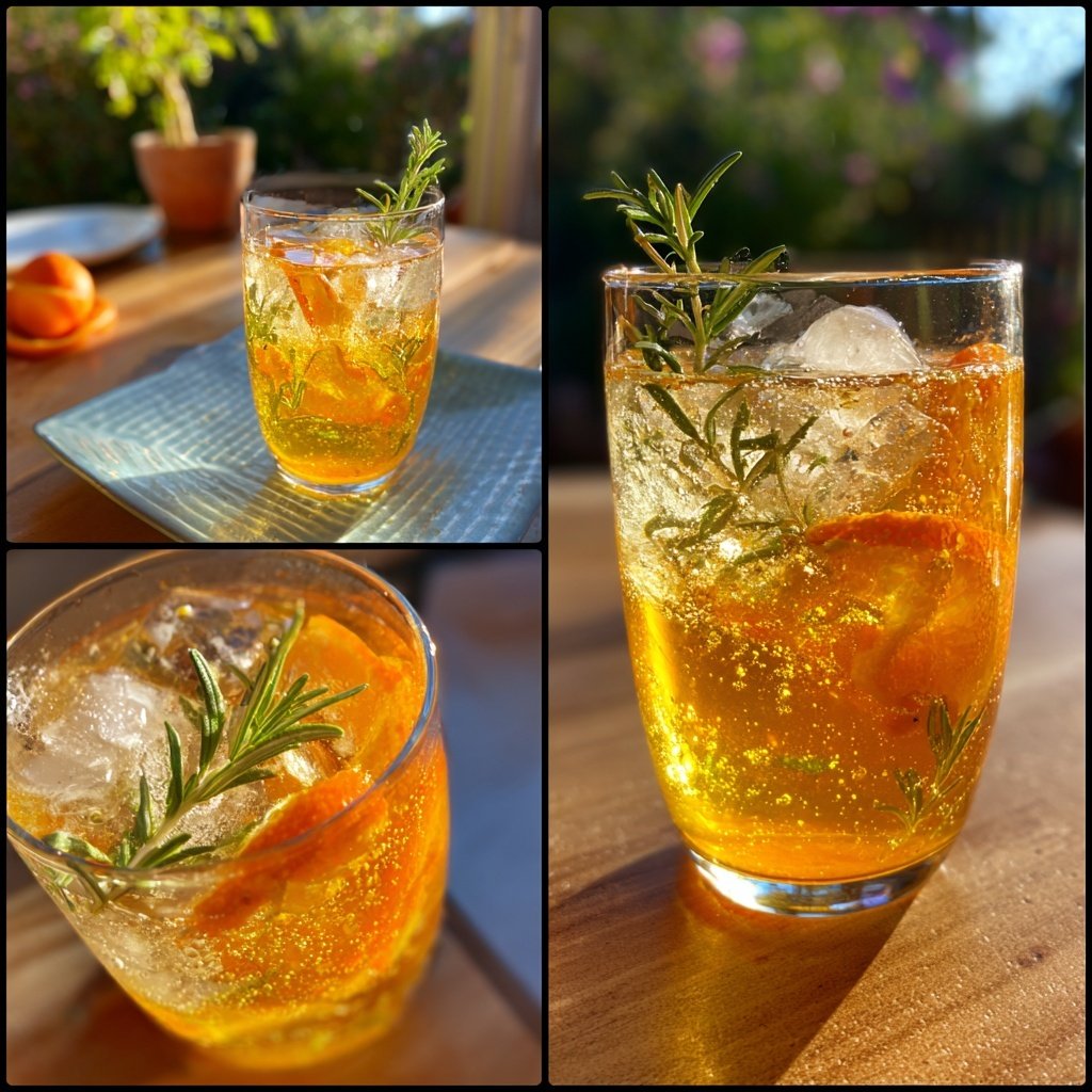 Rosemary Clementine Holiday Spritz