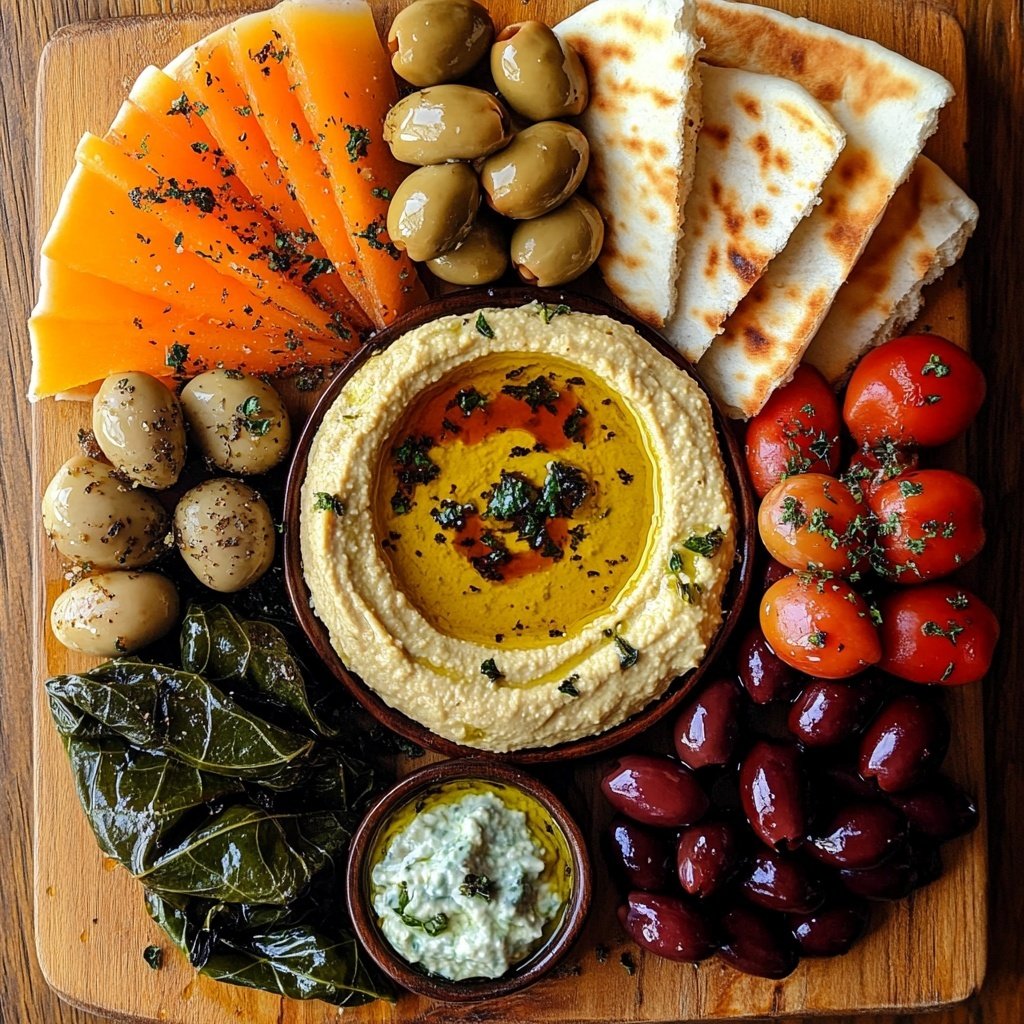 Mediterranean Mezze Tapas Platter