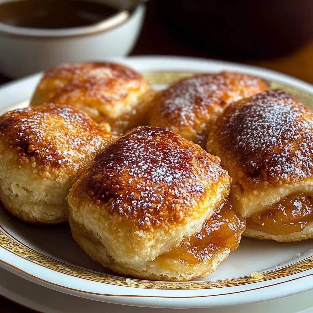 Simple Caramel Apple Pie Bombs
