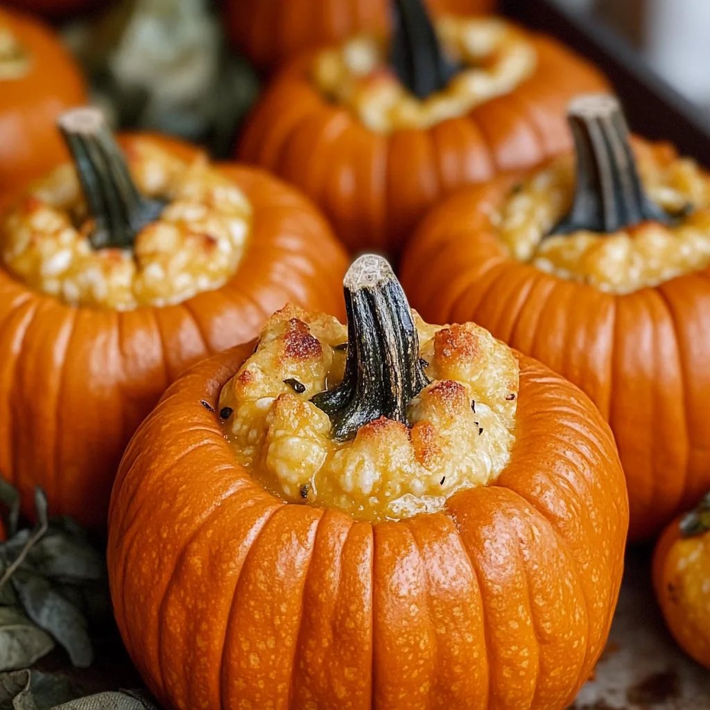 Stuffed Mini Pumpkins