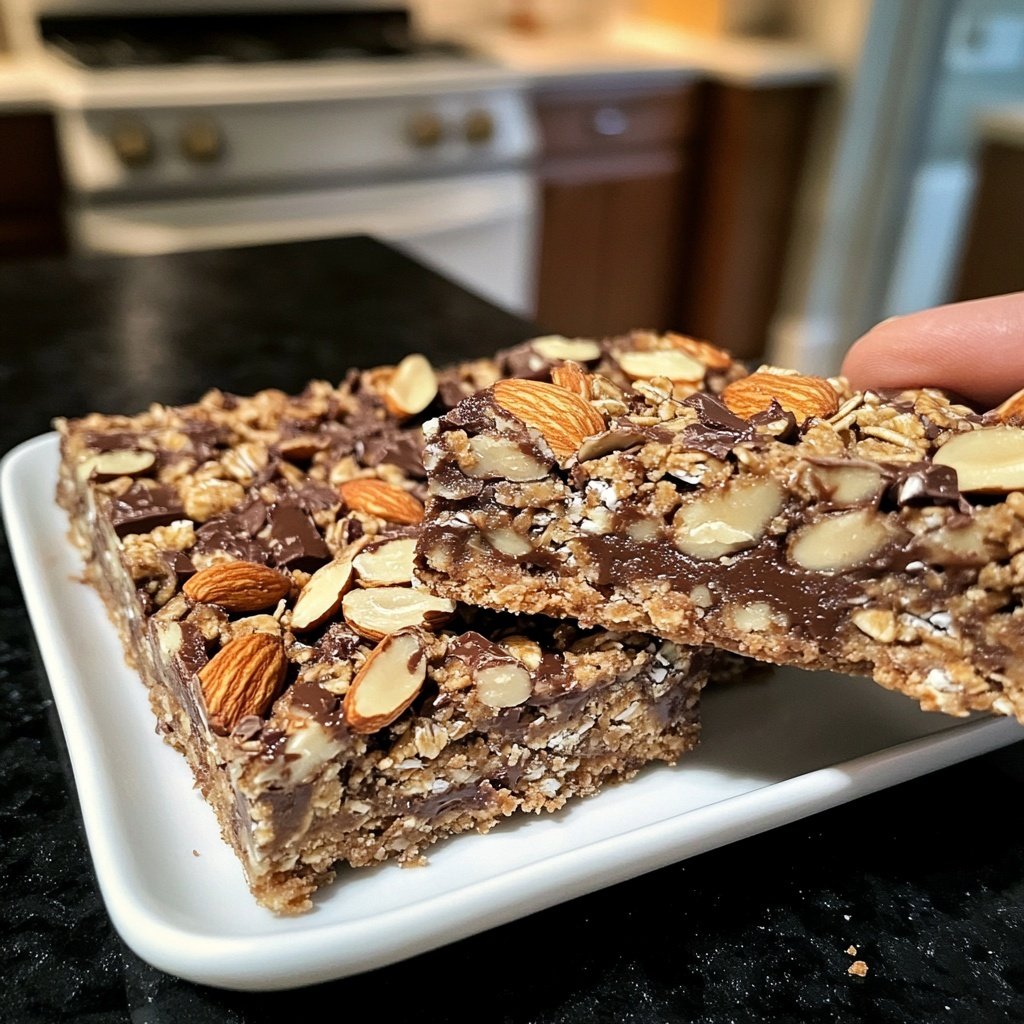 Healthy Chocolate Nut Bars