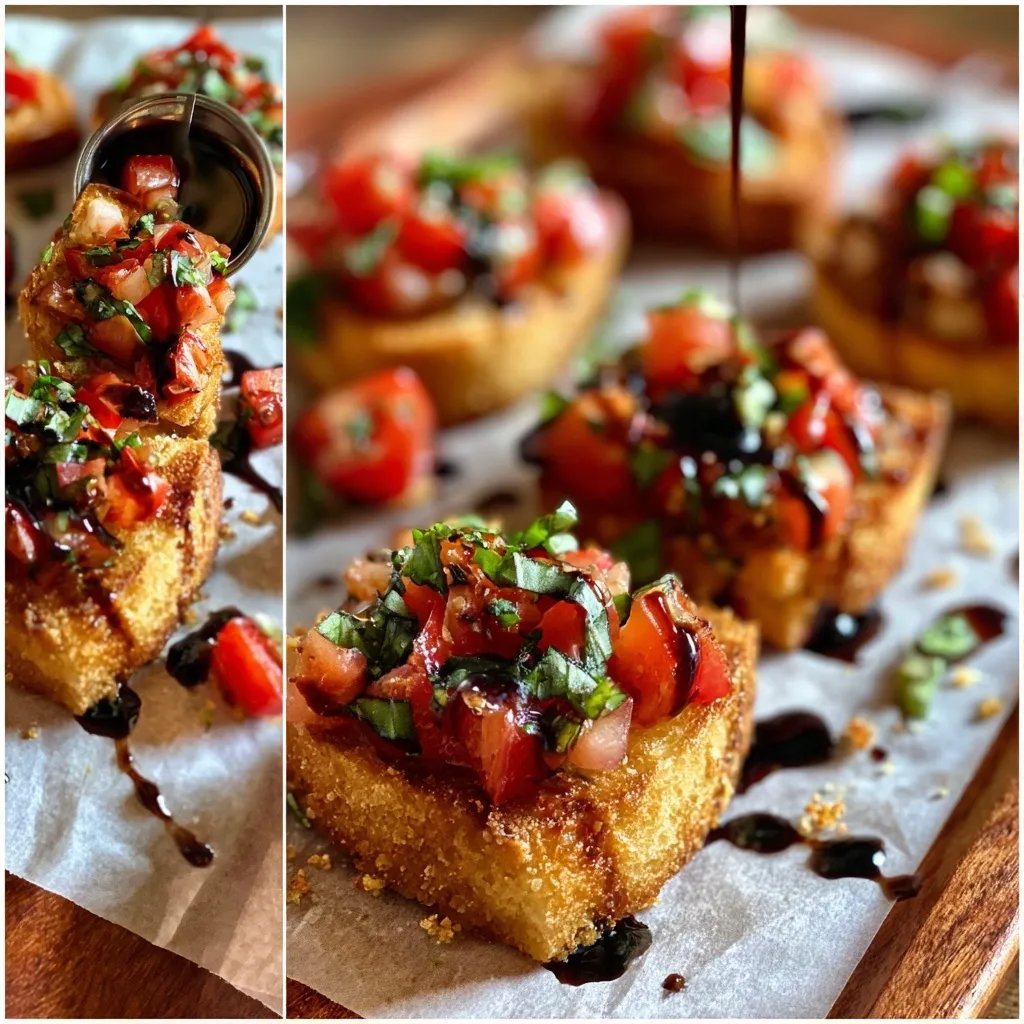 Tomato Basil Bruschetta Bites