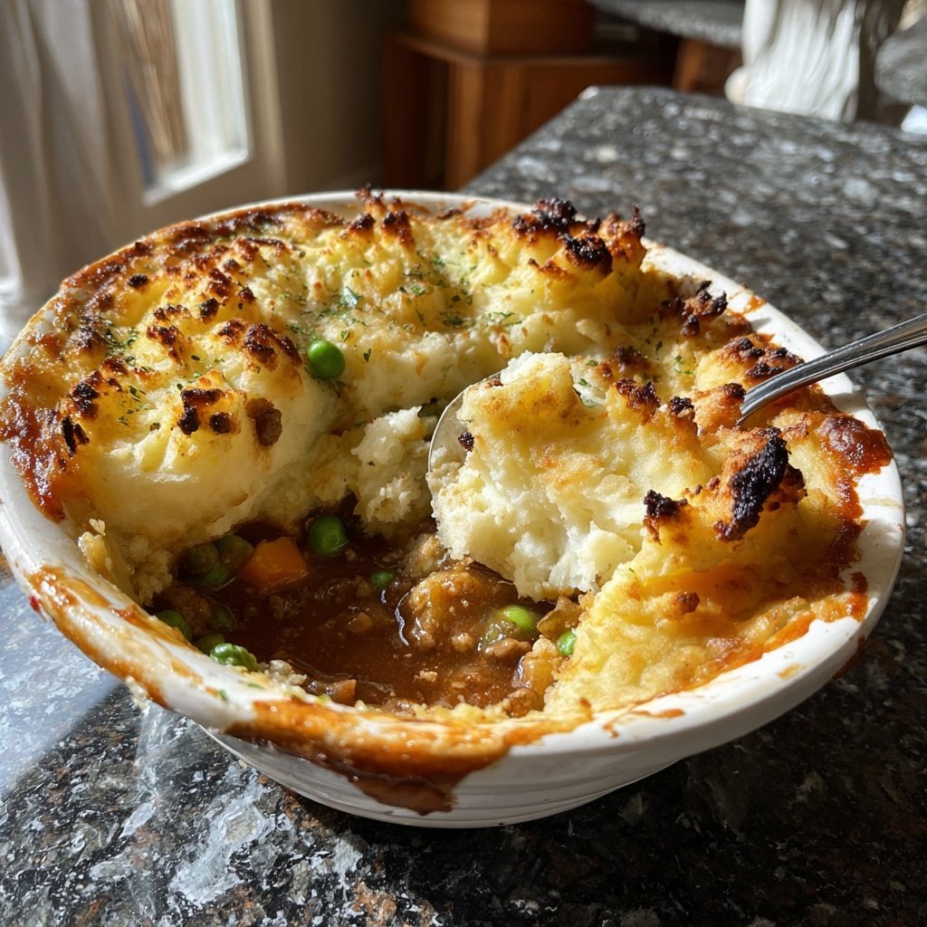 Savory Shepherd's Pie with Gravy