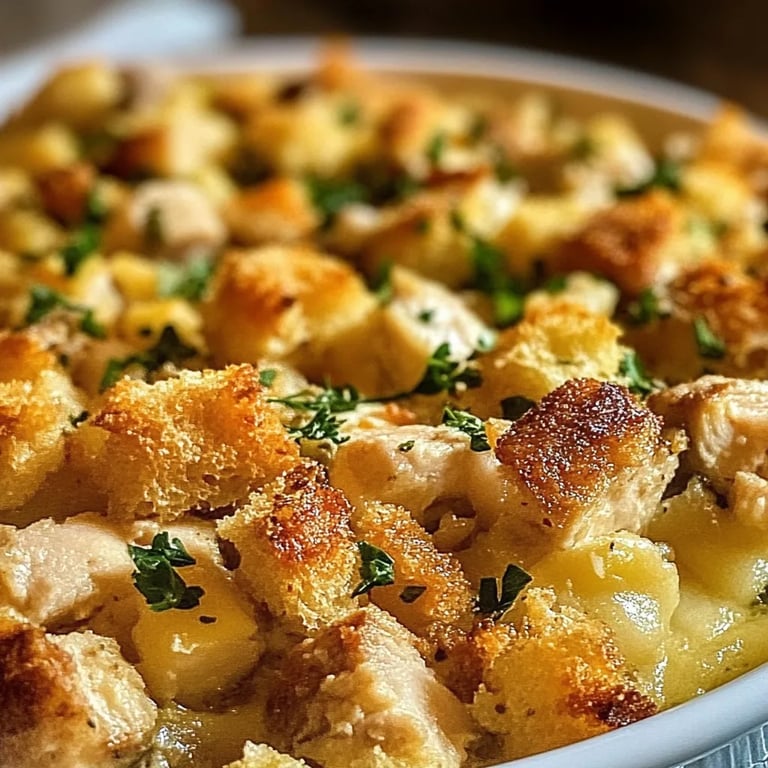 Dolly's Chicken and Stuffing Casserole