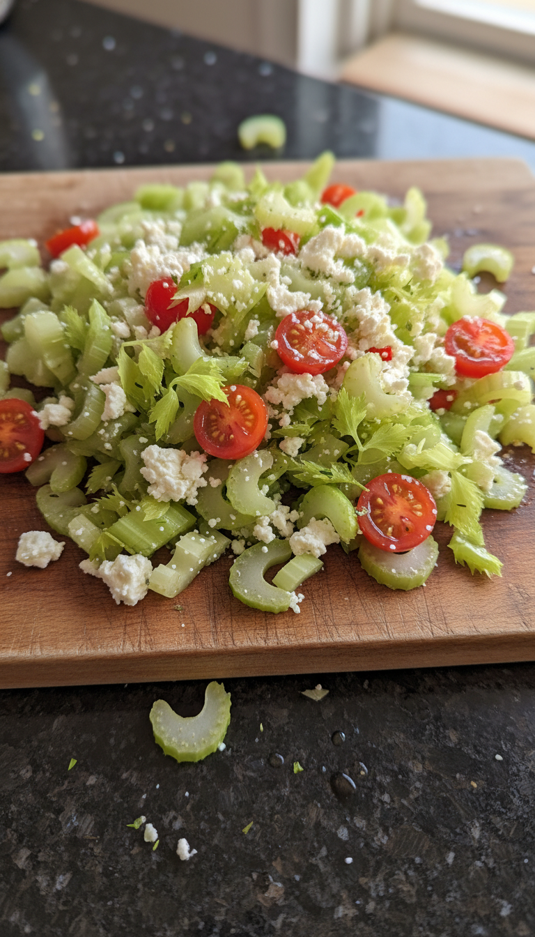 Celery Salad with Feta