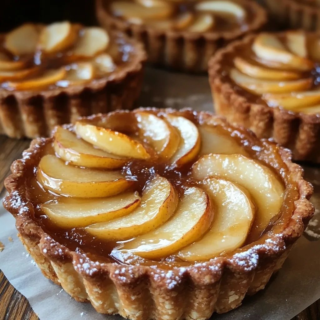 Salted Caramel Apple Tarts