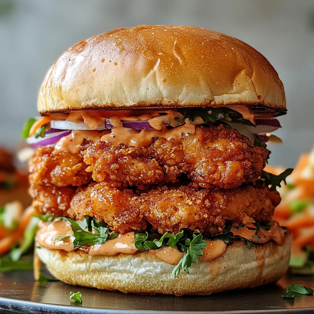 Thai Fried Chicken Sandwich: An Incredible Ultimate Recipe You Must Try