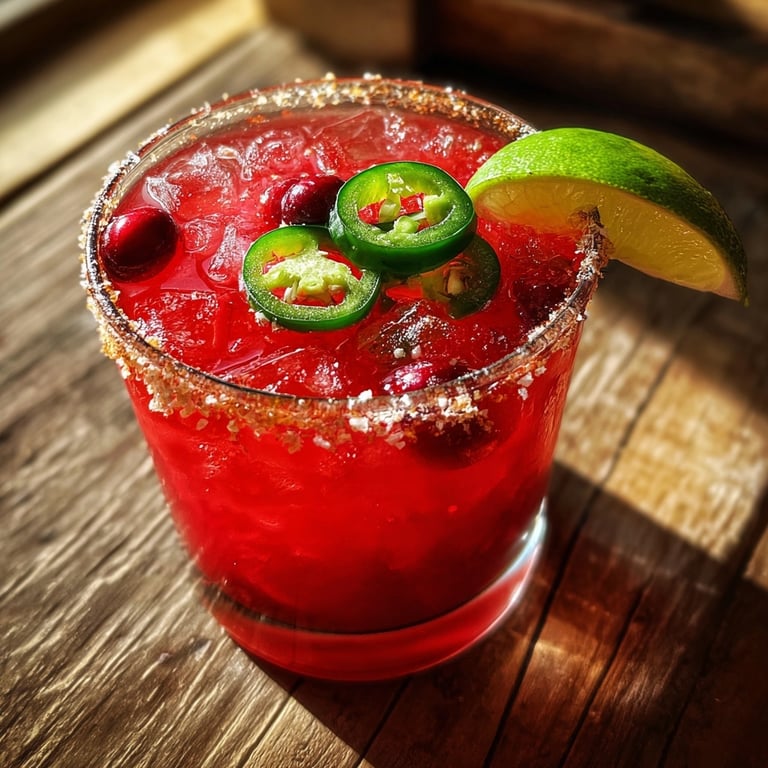Cranberry Jalapeno Margarita