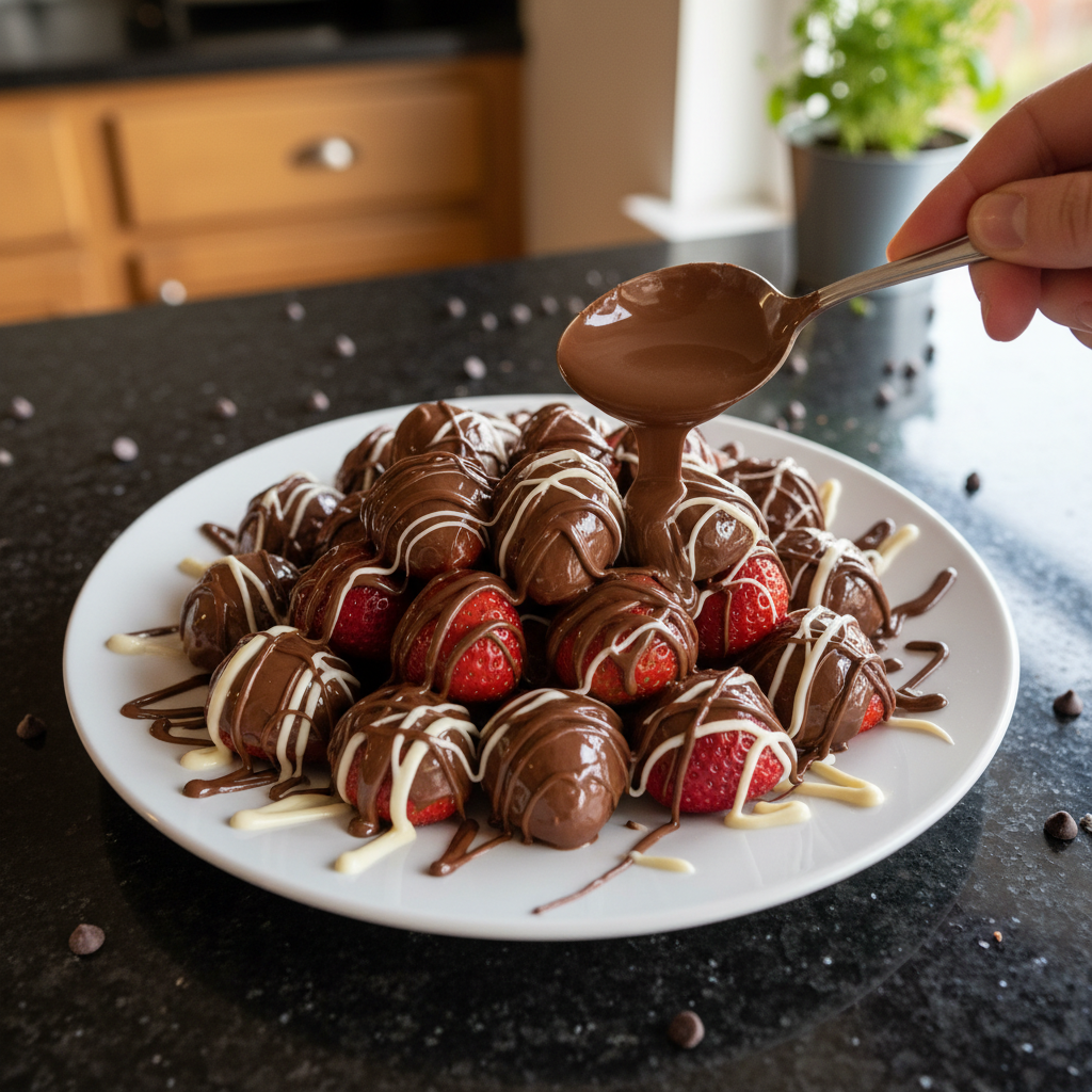 Chocolate-Covered Strawberry Fruit Salad