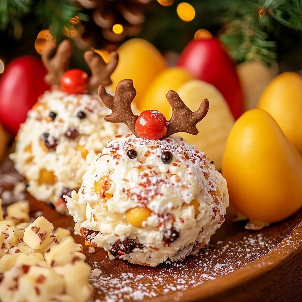 Reindeer Cheese Ball Appetizer