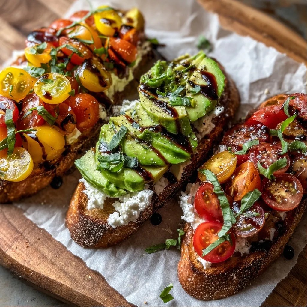 Bruschetta Three Ways
