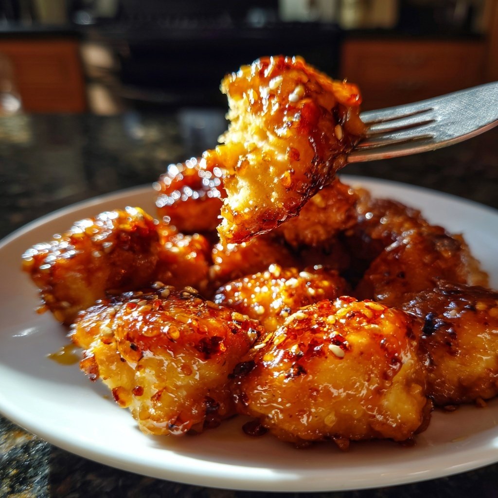 Honey Garlic Chicken Bites