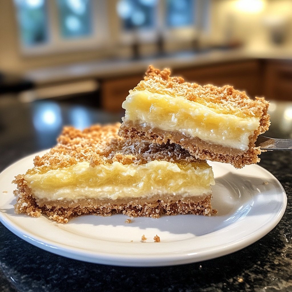 Meyer Lemon Bars with Coconut