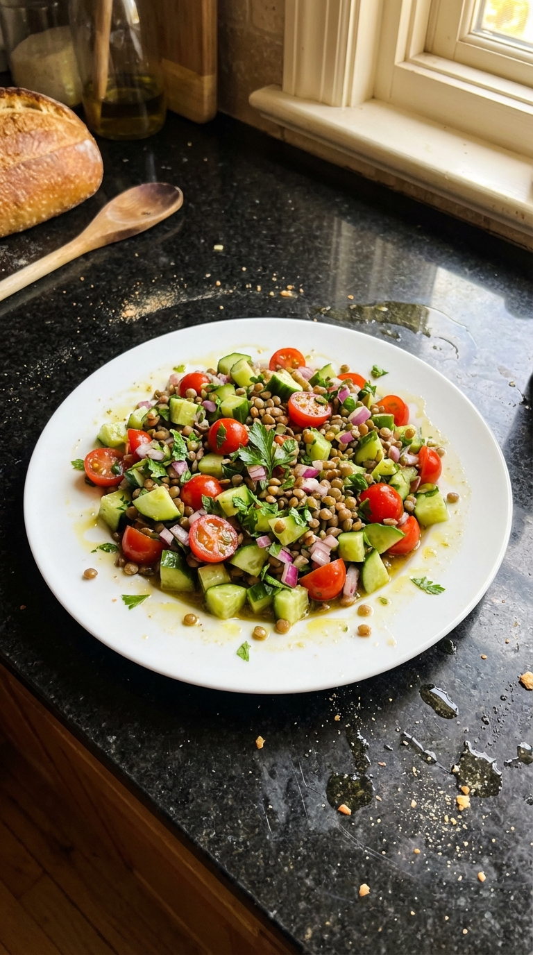 Mediterranean Lentil Salad