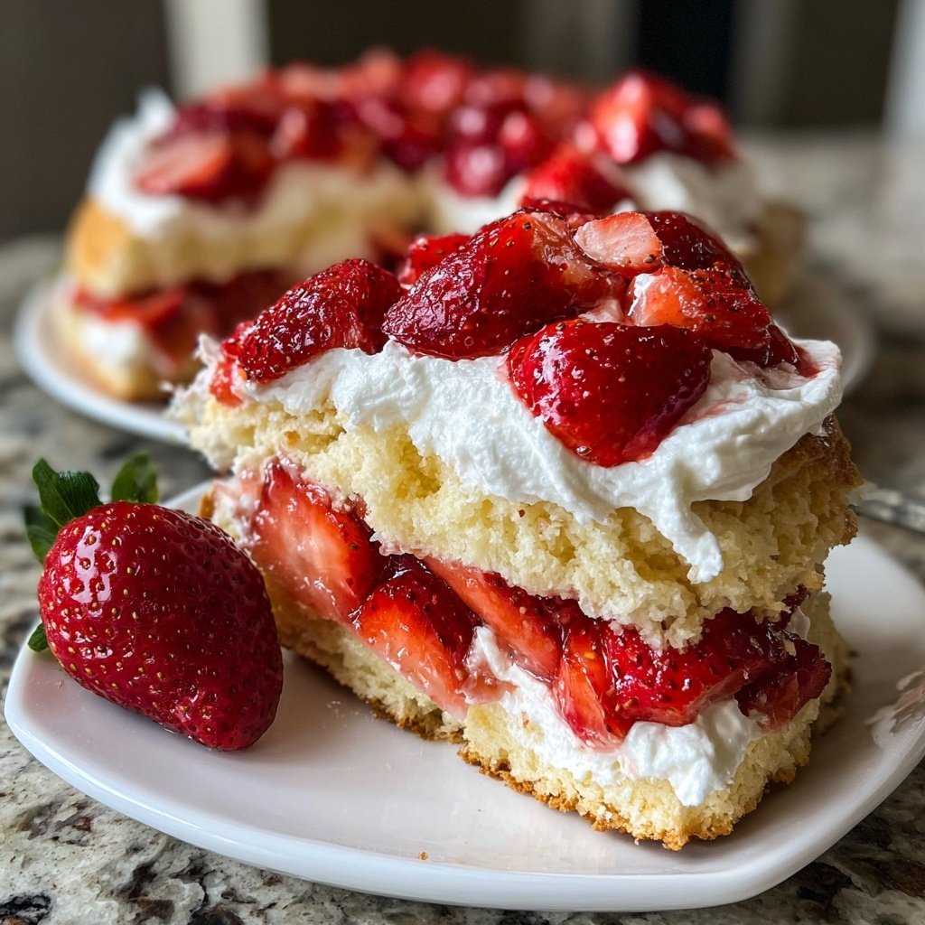 Classic Southern Strawberry Shortcake