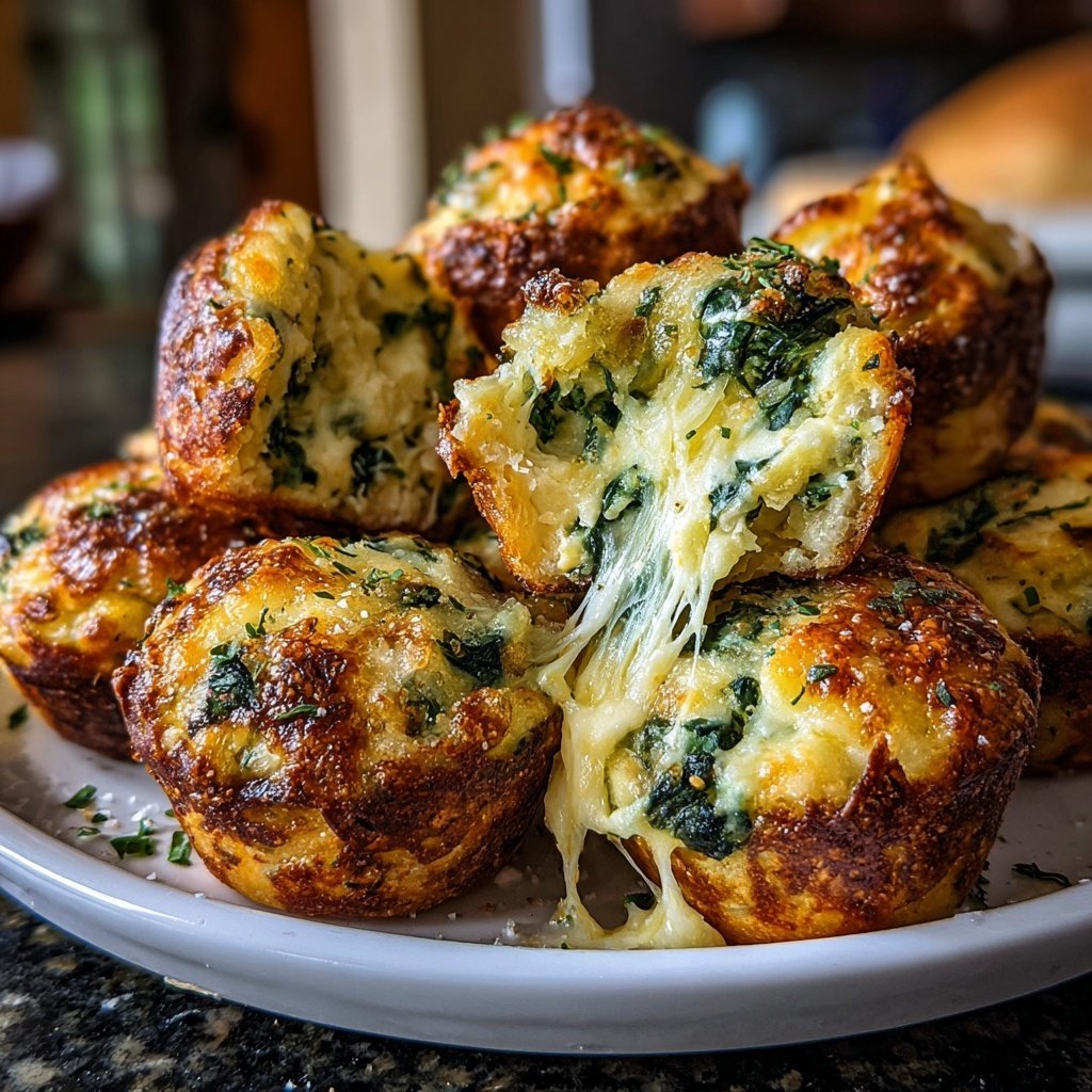 Spinach and Artichoke Dip Bites