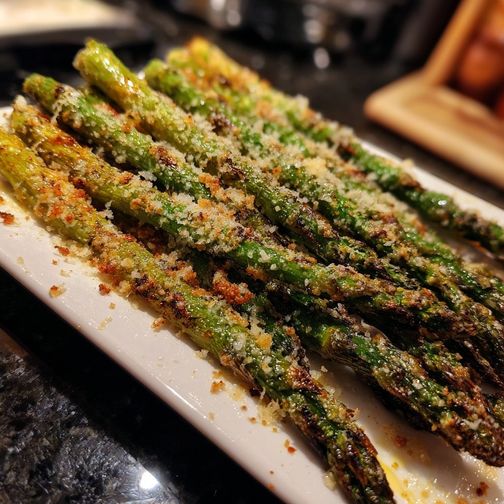 Roasted Parmesan Asparagus Sticks