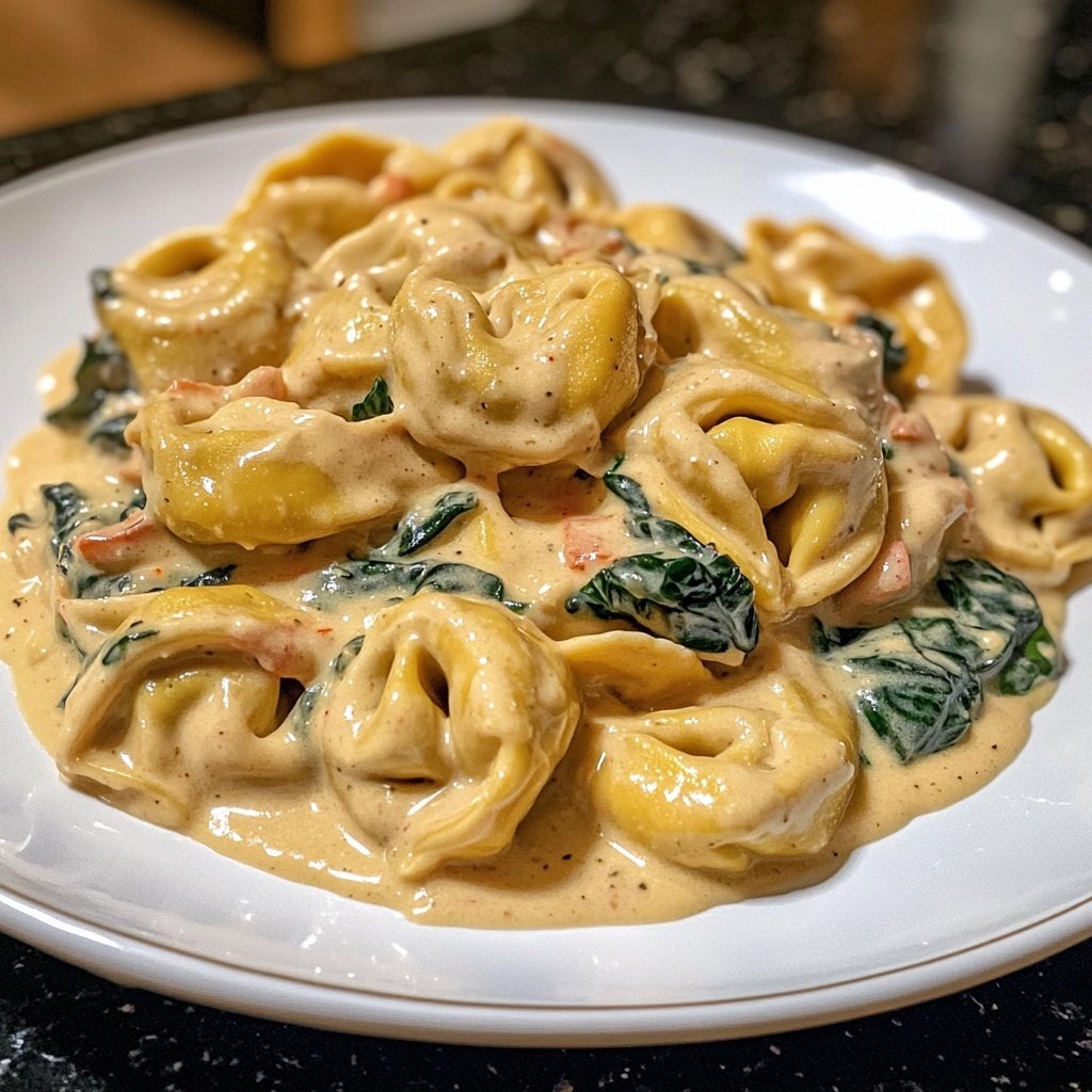 Half Baked Harvest's Slow Cooker Creamy Tortellini