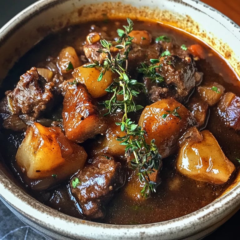 French Onion Beef Stew