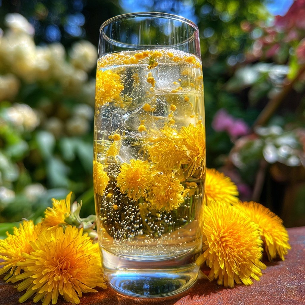 Zingy Dandelion Flowery Fizz