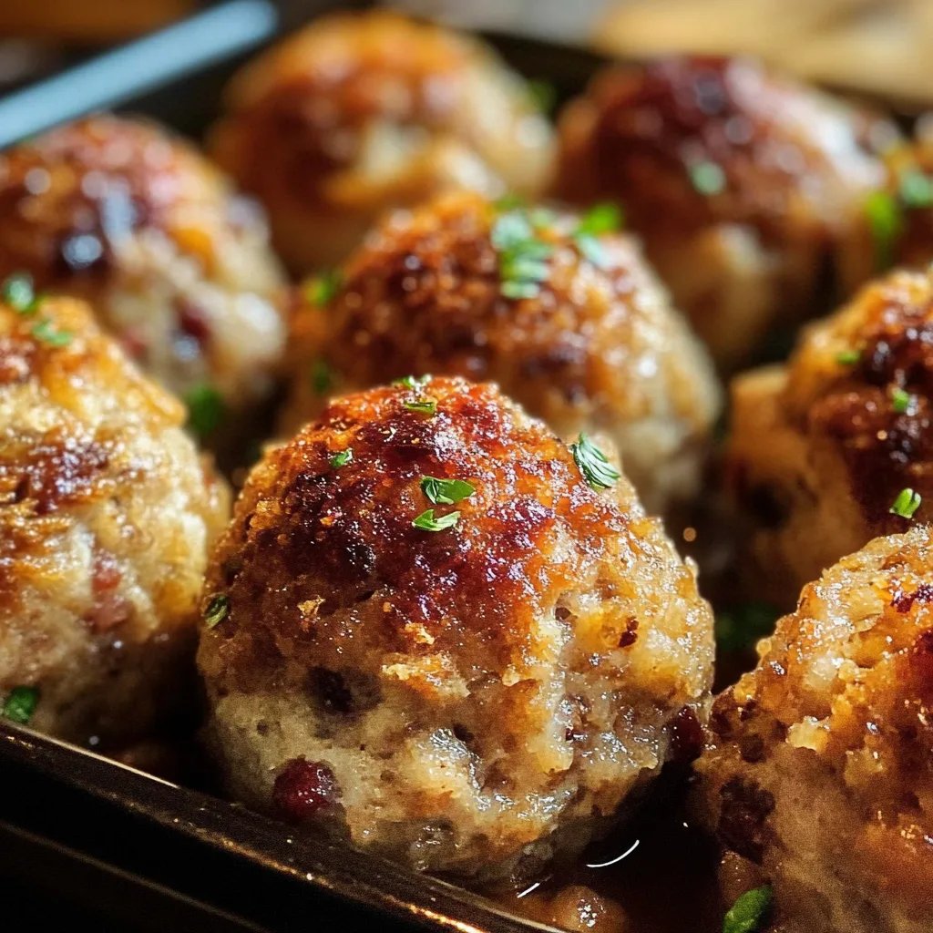 Thanksgiving Stuffing Balls