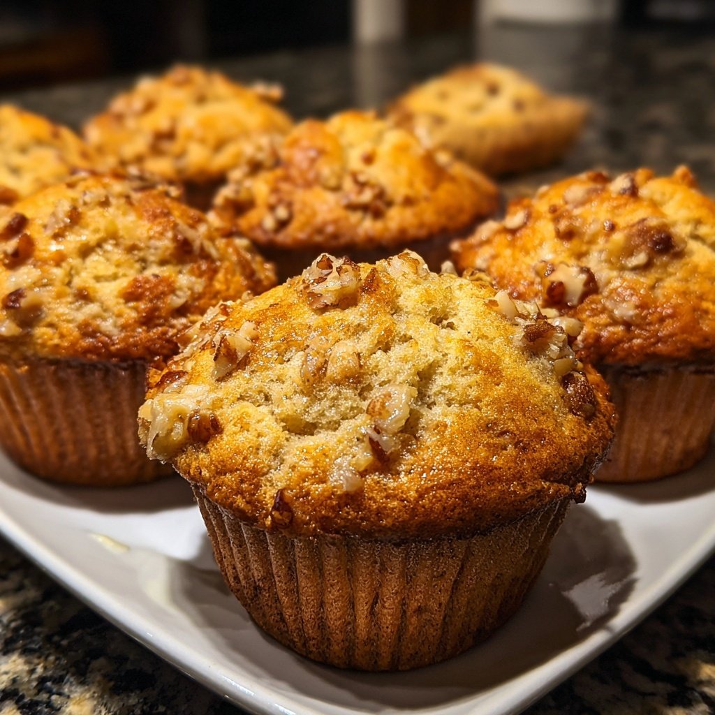 Spiced Vanilla Nut Muffins