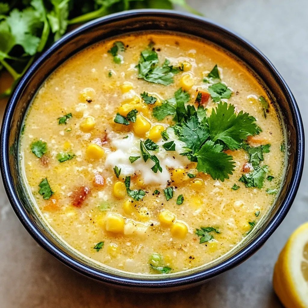 Mexican Street Corn Soup