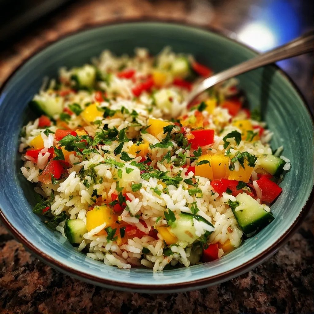 Lemon Herb Rice Salad