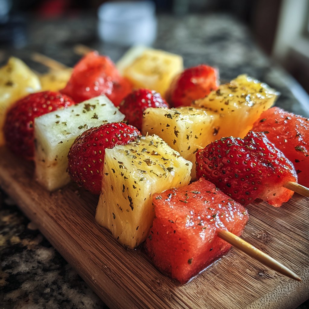 Rainbow Fruit Skewers
