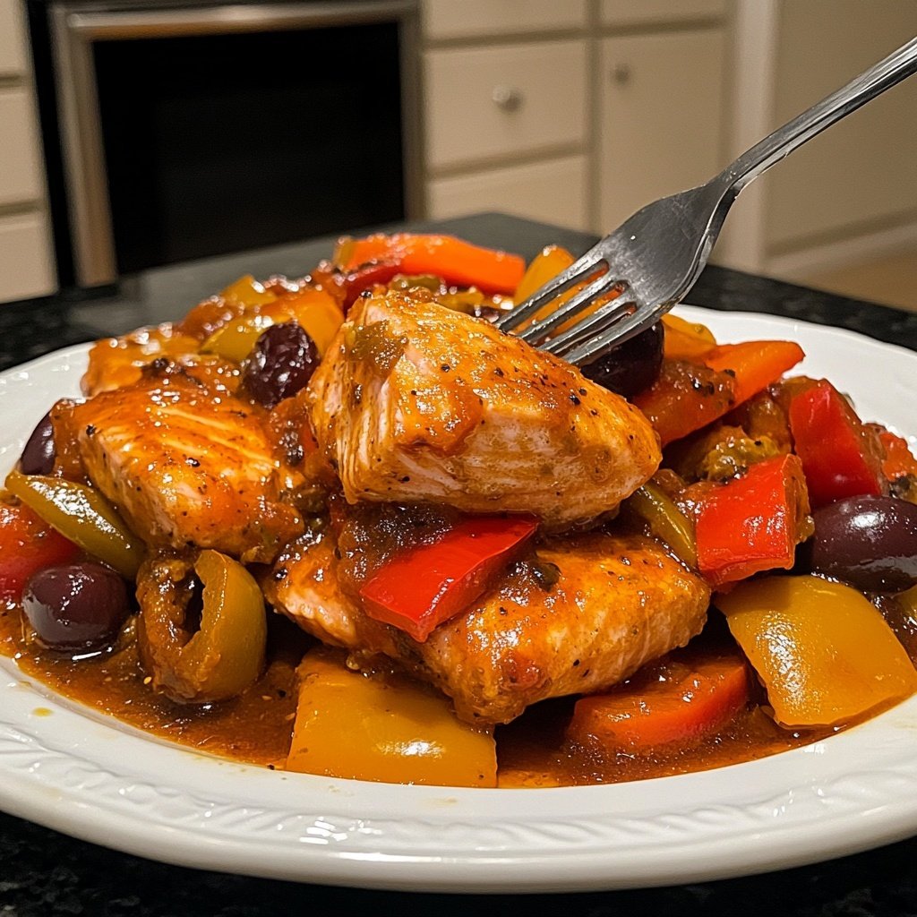 Salmon Cacciatore