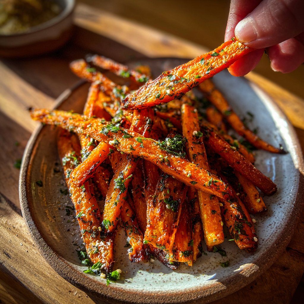 Moroccan Spiced Carrot Sticks