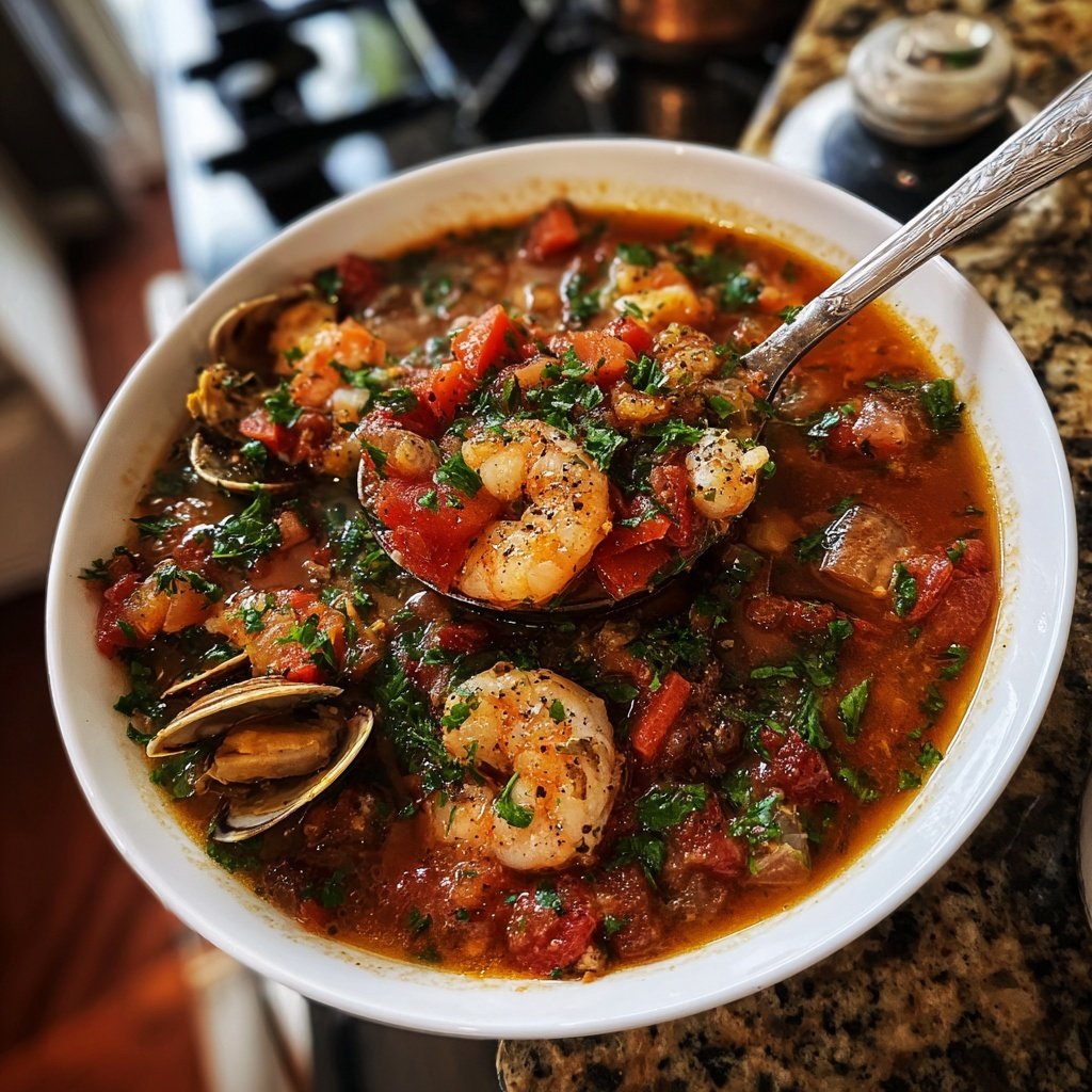Rich and Hearty Italian Seafood Stew