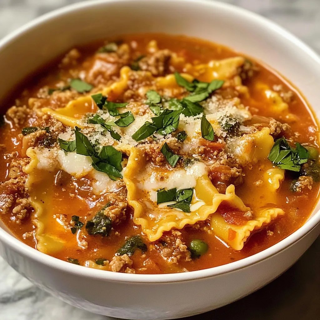 Easy Made Lasagna Soup Recipe By Lily Carter