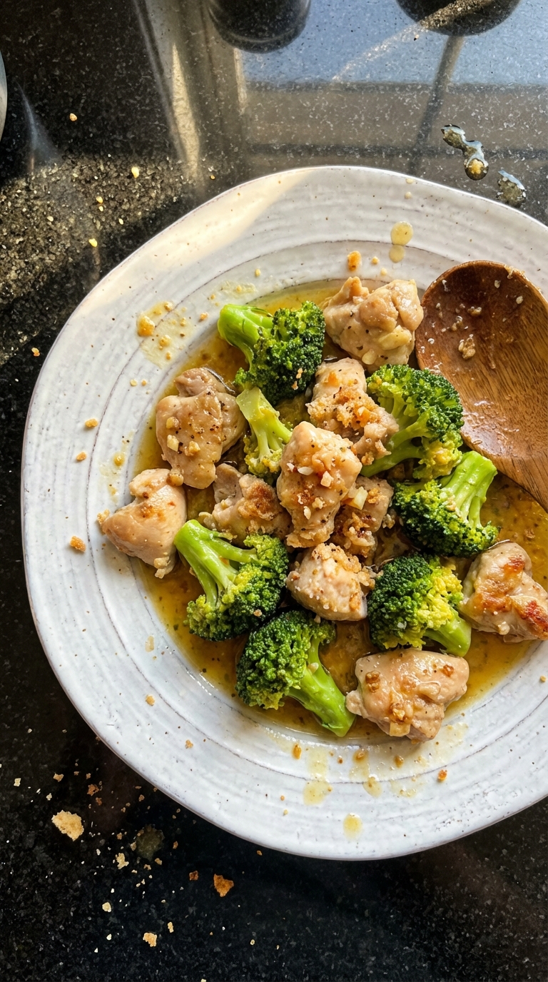 Garlic Butter Chicken and Broccoli