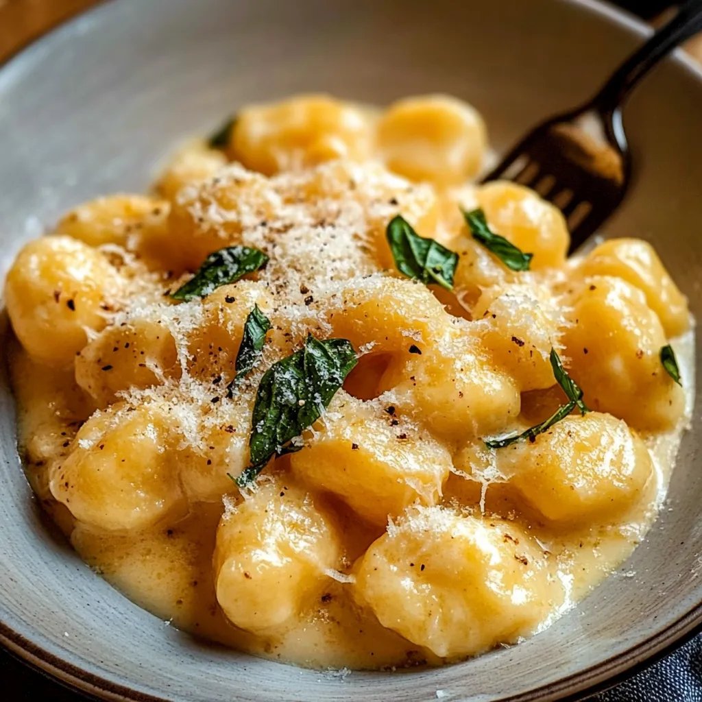Creamy Pumpkin Gnocchi