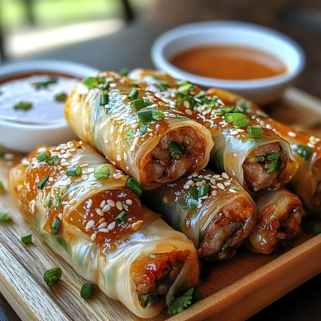 Beef Spring Rolls with Peanut Lime Sauce: An Incredible 7-Step Recipe
