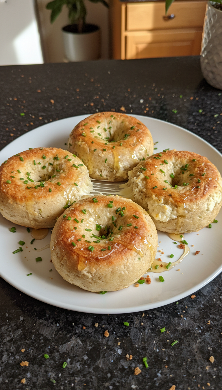 Cottage Cheese Breakfast Bagels